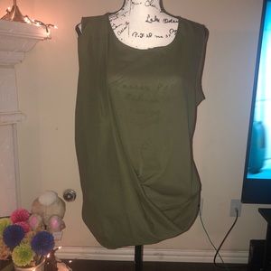 Blouse olive